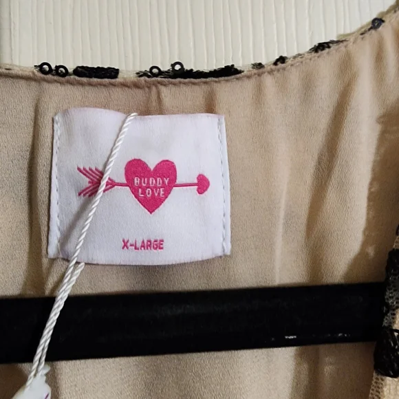 Buddy Love Black Floral Lace Dress - Picture 4 of 7